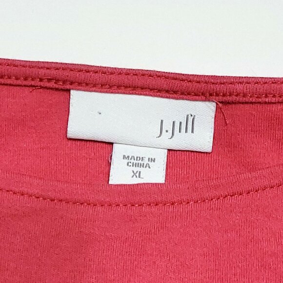 J Jill Womens Long Sleeve Button Accent Top Size XL Pink Modal Capsule Office - Picture 7 of 11